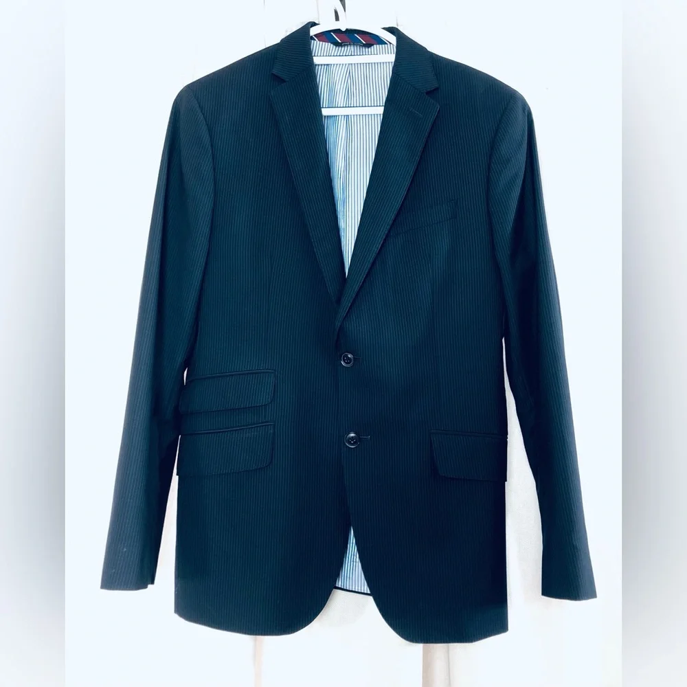 Banana Republic Blazer Sport Coat 40R Mens Modern Slim Fit Marzotto Italian Wool